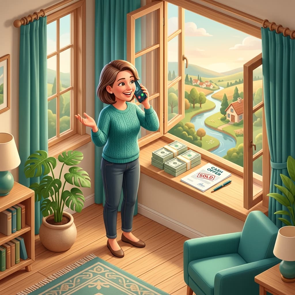 Receiving a cash offer by phone from Light Street Residential